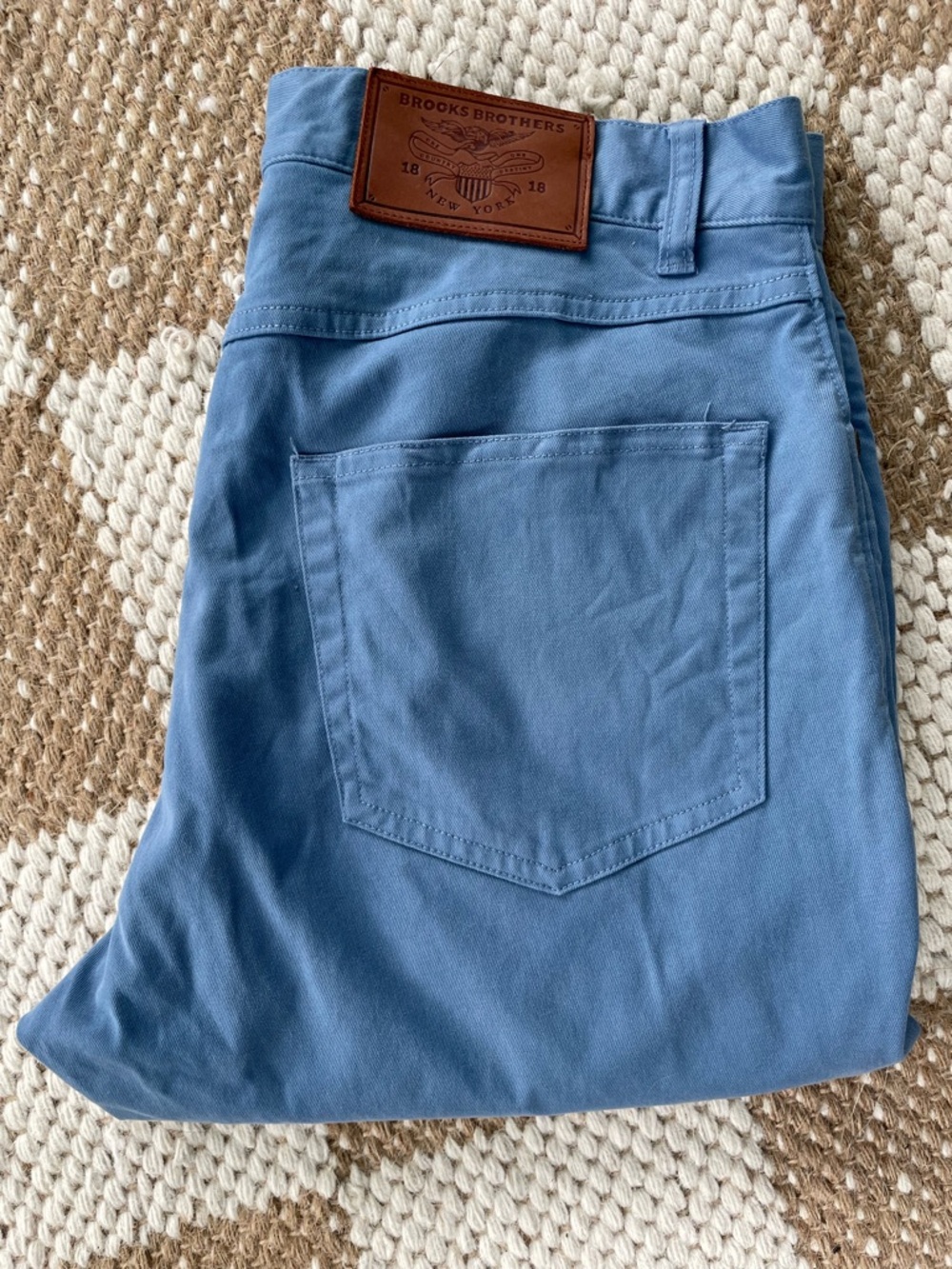Brooks Brothers Men’s 32x32 Powder Blue Lightweight Advantage Chino Pants - Picture 9 of 9
